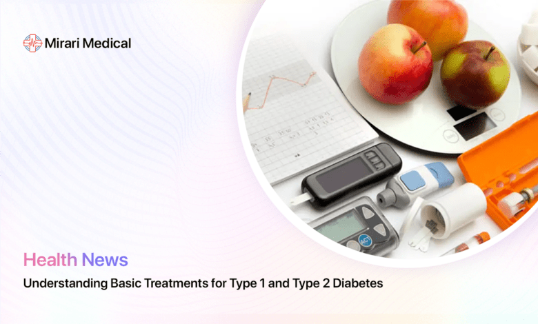 Compare The Basic Treatments For Type 1 And Type 2 Diabetes