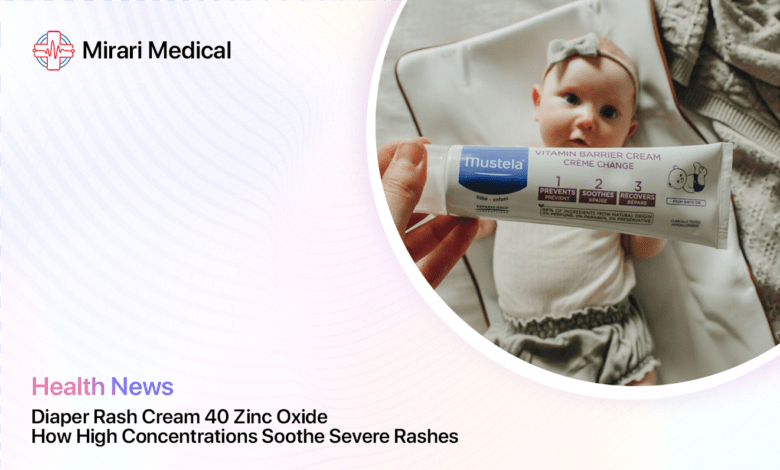 Diaper Rash Cream 40 Zinc Oxide