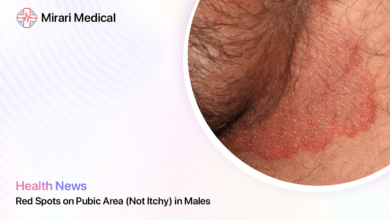 Red Spots On Pubic Area Not Itchy Male