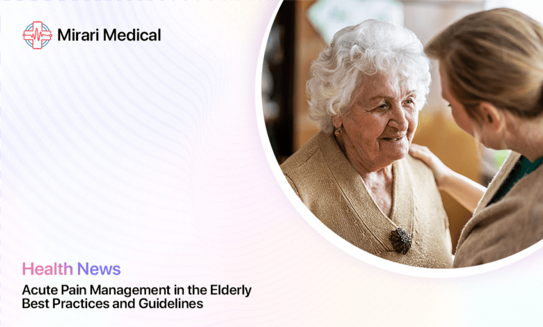 Acute Pain Management In Elderly